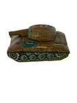 Vintage Tin Metal Litho Mt 108 Wwii Friction Toy Patton Tank Military Japan. Fixed Price $28.00.