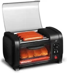 Electric Hot Dog Maker With Rollers & Bun Warmer Compact Kitchen Grill. Fixed Price $47.50.