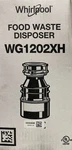 WG1202XH Whirlpool 1/2 Hp Garbage Disposer 84211601 Replace GC2000XE. Fixed Price $129.95.