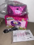 Shopkins Portable Boom Box Cd Player Fm/am Radio Works Batteries Cord. Fixed Price $79.99.