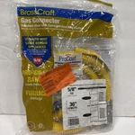 Brasscraft Procoat Gas Connector SCSSC22-36P 5/8 Od X Stainless Steel. Fixed Price $18.99.