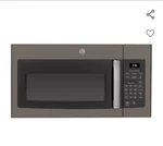 JVM3160EFES 1.6-CUBIC Feet Over-the-range Microwave Oven Slate. Fixed Price $349.00.