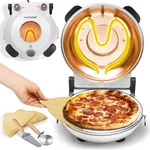 Nutrichef Countertop Pizza Maker - Electric Oven With Temperature Controls. Fixed Price $96.99.