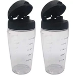 2 Piece Blender Smoothie Bottle Cup With Lid For Oster Blend-n-go Smo.... Fixed Price $36.05.