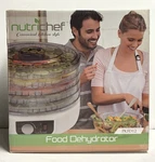 New Food Dehydrator, Nutrichef Kitchen Electric Countertop Preserver PKFD12. Fixed Price $52.20.
