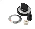 New 00973 Camco Black Gas Range Oven Knob Kit With Inserts And Overlays, Ccw. Fixed Price $6.95.