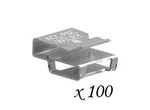 100 Wiley Acc-fbc Stainless Steel Dual Degree Solar Panel Pv Cable Wire Clips. Fixed Price $24.00.