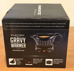 Ovente Electric Gravy Boat Warmer, 13.5 Oz Ceramic Serving Bowl Black Free Ship. Fixed Price $21.14.