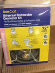 Brasscraft B1U-72DW612 Speedi Plumb Braided Universal Dishwasher Connector Kit. Fixed Price $22.75.