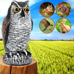 Vivid Owl Decoy Statue Protect Garden Yard Pest Repellent Bird Scarecrow Outdoor. Fixed Price $9.98.