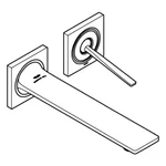 Grohe 2-L- Wall Mixer Allure 19386002 Chrome. Fixed Price $1206.78.