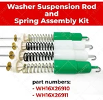 New Oem Ge WH16X26911 WH16X26910 Set Of 4 Washer Susp Rod&spring Kit. Fixed Price $69.95.