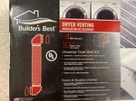 Dryer Vent Kit, Builders Best Over-the-top Made In Usa. Fixed Price $24.99.