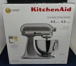 Kitchenaid KSM96CU 4.5-QUART Ultra Power Plus Stand Mixer Contour Silver New. Fixed Price $299.95.
