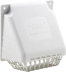 Deflecto HR4W 4" Wide-mouth Vent Hood White Uv Resistant Brand New. Fixed Price $11.99.