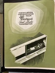 Whirlpool Vintage Installation Instructions Trash Masher Compactor Guide. Fixed Price $12.00.