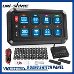 8 Channel Wireless Remote Control System Switch Panel Toggle Momentary Pulsed. Fixed Price $125.54.
