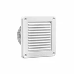 Lambro 674W-ML Mini Louver Eave Vent 4" White Plastic Air Intake 3 Tail. Fixed Price $18.00.