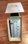 Vintage Hanson Kitchen Dietetic Food Scale 16 Oz / 500 Grams. Fixed Price $8.08.