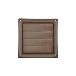 Lambro Industries 361B 6" Brown Plastic Louver Vent. Fixed Price $26.58.