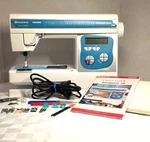 Husqvarna Viking Scandinavia 200 Sewing Machine - Recently Serviced Runs Well. Fixed Price $160.00.