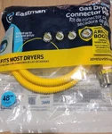 Eastman 1/2" Od Gas Dryer Connector Kit 48" Length 20YE52V05148K. Fixed Price $8.99.