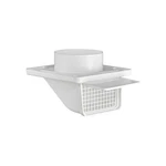 Lambro 4 White Plastic Soffit Bath Fan Exhaust Vent Damper Screen - Box 12. Fixed Price $68.00.