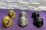 Decopac Star Wars Cupcake Ring Topper Party Favors 6 Count (R2-D2, C-3PO, Vader). Fixed Price $5.99.