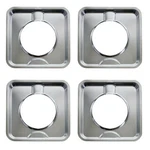 Kitchen Basics 101 Made In The Usa SGP-400 Pack Chrome Square Gas Range Pan. Fixed Price $18.91.