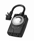 Outdoor Outlet Waterproof, 24 Hour Mechanical Light Timers For Electric.... Fixed Price $18.70.