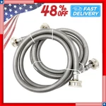 4FT,6FT Washing Machine Hoses 2 Pack Stainless Steel Burst Proof Appliance. Fixed Price $21.22.
