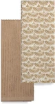 Frigidaire Celeste 2-PIECE Cotton Kitchen Towel Set-beige And Shell Print. Fixed Price $9.99.