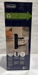 Delonghi Ceramic Digital Tower Heater: 1500W Oscillating Fan, White. Fixed Price $50.00.