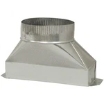 Deflecto Galvanized Transition Adapter 31/4 X 10 6 Inch Dia Pcs. Fixed Price $37.37.