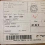 Whirlpool Amana Maytag Refrigerator Dispenser Control Board WP67004258,. Fixed Price $44.77.