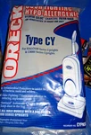 Oreck Type Cy Vacuum Bags Halo 100 Series Uprights U8000 With Dock. Fixed Price $26.99.