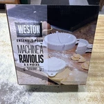 Weston Piece Ravioli Pasta Mold Set, Manual, 2.5-7 In, Model 16-0101-W. Fixed Price $9.98.