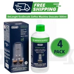 Delonghi Ecodecalk Natural Descaler For Coffee Machines 16.90 Oz - Pack 4. Fixed Price $63.99.