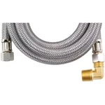 Certified DW60SSBL Lead Free Braided Steel Dishwasher Connector Brass Elbow 5FT. Fixed Price $7.99.