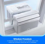 Midea Shaped 8,000 Btu Smart Inverter Window Air Conditioner. Fixed Price $199.00.