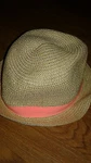 Nwot Crazy 8 Girls Hat Beige Shimmery Size Medium 7-14 Straw. Fixed Price $5.50.