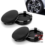 Wheel Center Cap, Abs Automobile Hub Snap-in Caps For 4 Pcs Black. Fixed Price $8.94.