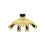 Gilmour 3/4 In Brass Threaded Male 4-WAY Shut-off Valve 800434-1001. Fixed Price $36.99.