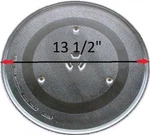13 1/2" Toshiba 12570000001005 Microwave Glass Turntable Plate Replacement Tray. Fixed Price $69.99.