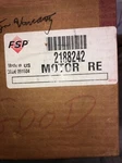 WP2188242 Whirlpool Refrigerator Auger Motor. Fixed Price $130.00.