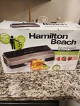 Hamilton Beach Nutrifresh Electric Vacuum Sealer With Roll, Food Storage System. Fixed Price $64.99.