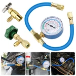R290 R600A Refrigerant Charging Hose W/ Gauge & Can Tap Psi Ac Recharge Kit. Fixed Price $21.98.