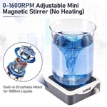 Us 1600 Rpm Magnetic Stirrer Mixer W/ Bar Max 1000ML Stirring Capacity. Fixed Price $27.99.