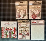 Carta Bella Christmas Delivery 6X6 Paper, Ephemera, Brads Embossing New/used Lot. Fixed Price $24.99.