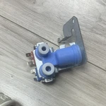 WR57X10051 Refrigerator Water Valve Blue Red Silver Electric Metal Plastic. Fixed Price $15.00.